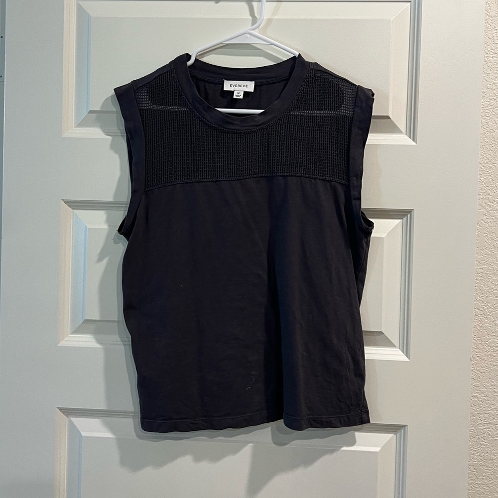Evereve Black Sleeveless Blouse